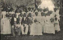 A Jamaica Wedding Group KIngston, Jamaica Postcard Postcard