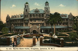 Myrtle Bank Hotel Kingston, Jamaica Postcard Postcard