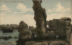 Rocks St. Georges, Bermuda Postcard Postcard
