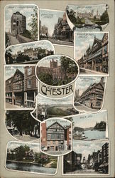 Greetings from Chester Postcard