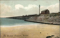 The Solway Viaduct Annan, Scotland Postcard Postcard