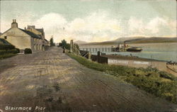 Blairmore Pier Scotland Postcard Postcard