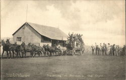 Travelling in Rhodesia, Old Style Rhodesia (Zimbabwe) Africa Postcard Postcard