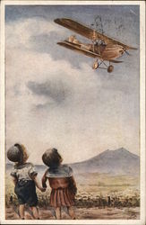 First Flight of the Luftfarht Görlitz, from Görlitz Flugtage Aug 9 & 10 1924. Gorlitz, Germany Postcard Postcard