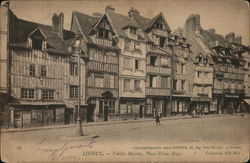 Old Houses, Place Victor-Hugo Lisieux, France Postcard Postcard