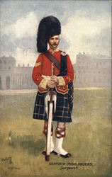 SEAFORTH HIGHLANDERS, Sergeant Scotland Postcard Postcard