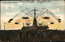 The Flying Machine Blackpool Postcard