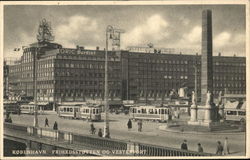 The Column of Liberty and Vesterport Copenhagen, Denmark Postcard Postcard