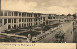 Public Building King St. Kingston, Jamaica Postcard Postcard