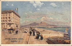 Hotel Santa Lucia Napoli, Italy Postcard Postcard