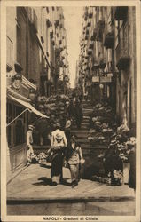 Gradoni di Chiala Naples, Italy Postcard Postcard