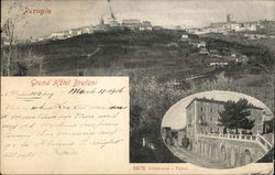 Perugia : Grand Hotel Brufani Italy Postcard Postcard