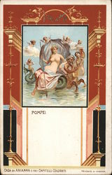 Pompei - Casa di Arianna o dei Capitelli Colorati - Trionfo di Venere Italy Postcard Postcard