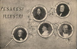 Pesaresi Illustri Postcard