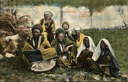 Jerusalem - Grouppes ??? Postcard