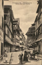 Rue du Bain aux Plantes Postcard