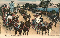 Nice. - Bataille de Fleure France Postcard Postcard