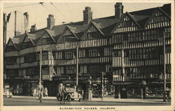 Elizabethan Houses, Holborn London, England Postcard Postcard