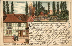 GRUSS von der SCHNEEMUHLE bei GROSS-ZIMMERN Postcard