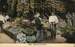 Cuban Fruit Store Postcard