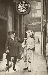 Ye Olde Cheshire Cheese England Postcard Postcard