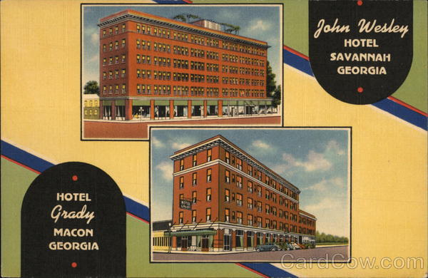 John Wesley Hotel and Hotel Grady Savannah Georgia
