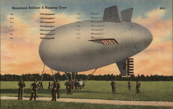 Motorized Balloon and Rigging Crew Aircraft