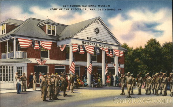Gettysburg National Museum, Home of the Electrical Map Pennsylvania