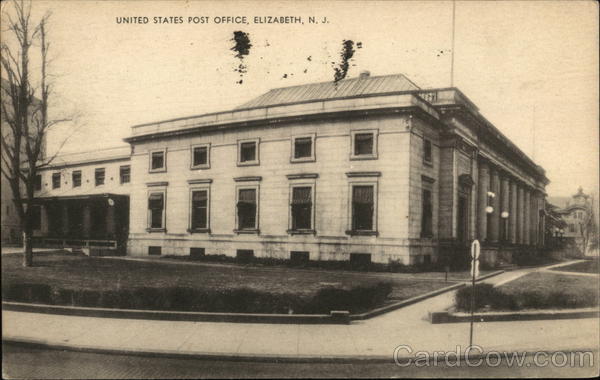 United States Post Office Elizabeth New Jersey