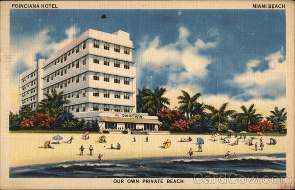Poinciana Hotel Miami Beach Florida