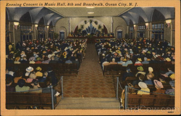 Evening Concert in Music Hall Ocean City New Jersey