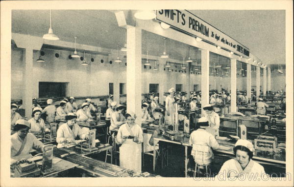 Swift's Premium Bacon Processing Plant Chicago Illinois