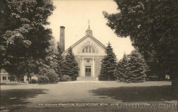 Wm. Bingham Gymnasium, Gould Academy Bethel Maine
