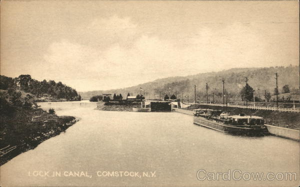 Lock in Canal Comstock New York