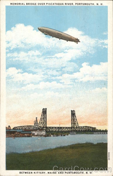 Memorial Bridge Over Piscataqua River Portsmouth New Hampshire