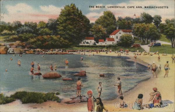 The Beach, Lanesville, Cape Ann Gloucester Massachusetts