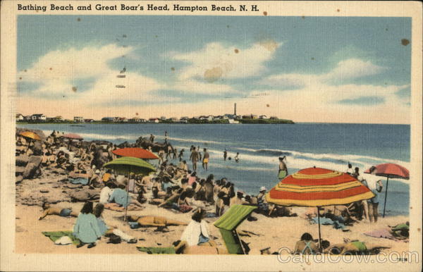 Bathing Beach and Great Boar's Head Hampton Beach New Hampshire