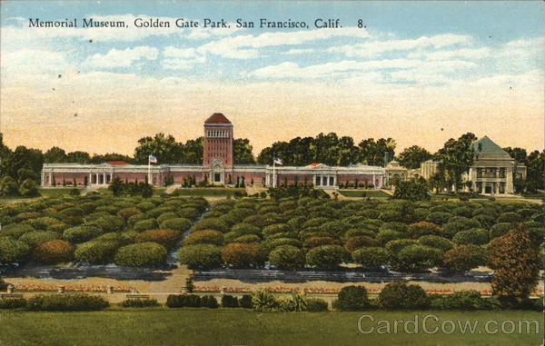 Memorial Museum, Golden Gate Park San Francisco California
