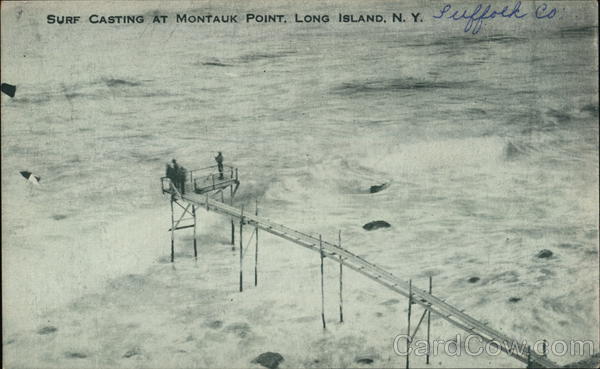Surf Casting at Montauk Point New York