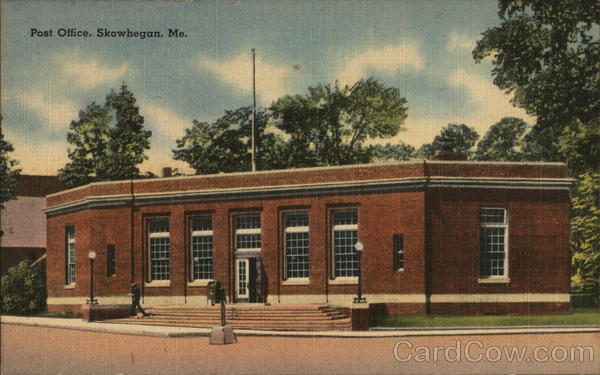 Post Office Skowhegan Maine