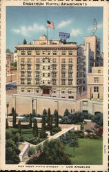 Engstrum Hotel Apartments Los Angeles, CA Postcard Postcard Postcard