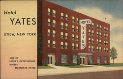 Hotel Yates Utica, NY Postcard Postcard Postcard