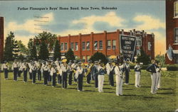 Father Flanagan's Boys' Home Band Boys Town, NE Postcard Postcard Postcard