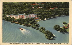 The Northern Baptist Assembly Green Lake, WI Postcard Postcard Postcard