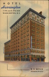 Hotel Harrington Washington, DC Washington DC Postcard Postcard Postcard