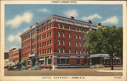 Hotel Gardner Fargo, ND Postcard Postcard Postcard