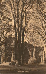 Memorial Chapel, College of Wooster Postcard