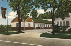 Steele's Motel Postcard