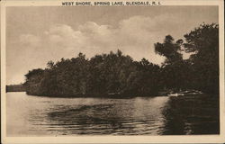 West Shore, Spring Lake Glendale, RI Postcard Postcard Postcard