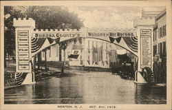 Welcome Arch Newton, NJ Postcard Postcard Postcard